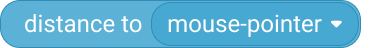 afstand tot [muisaanwijzer]